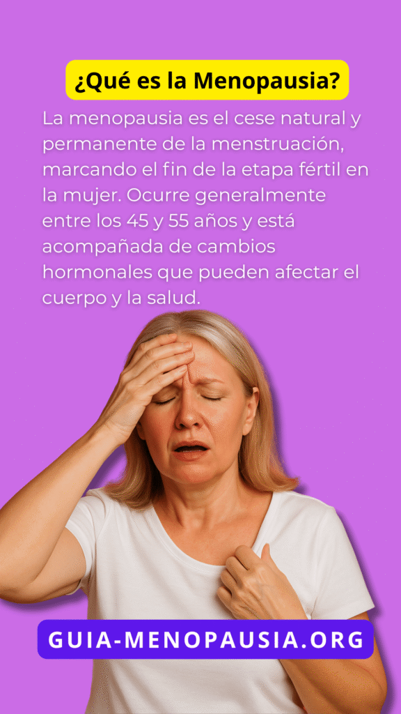 Qué es la menopausia; definición de la menopausia, a qué edad comienza la menopausia, tengo menopausia